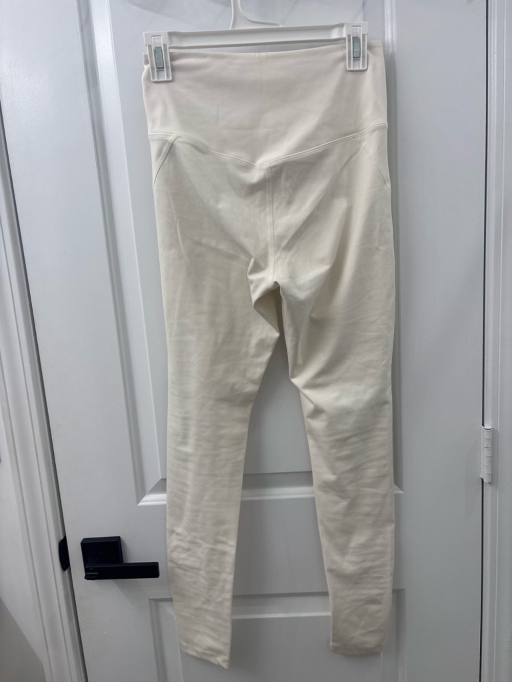 Girlfriend Collective Compressive High Rise Legging Ivory M Medium Compression - Picture 3 of 5